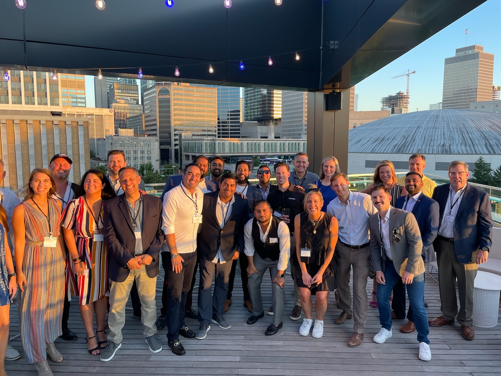 Attendees at the Meyer Jabara Hotels and Vivid Capital networking event in Nashville