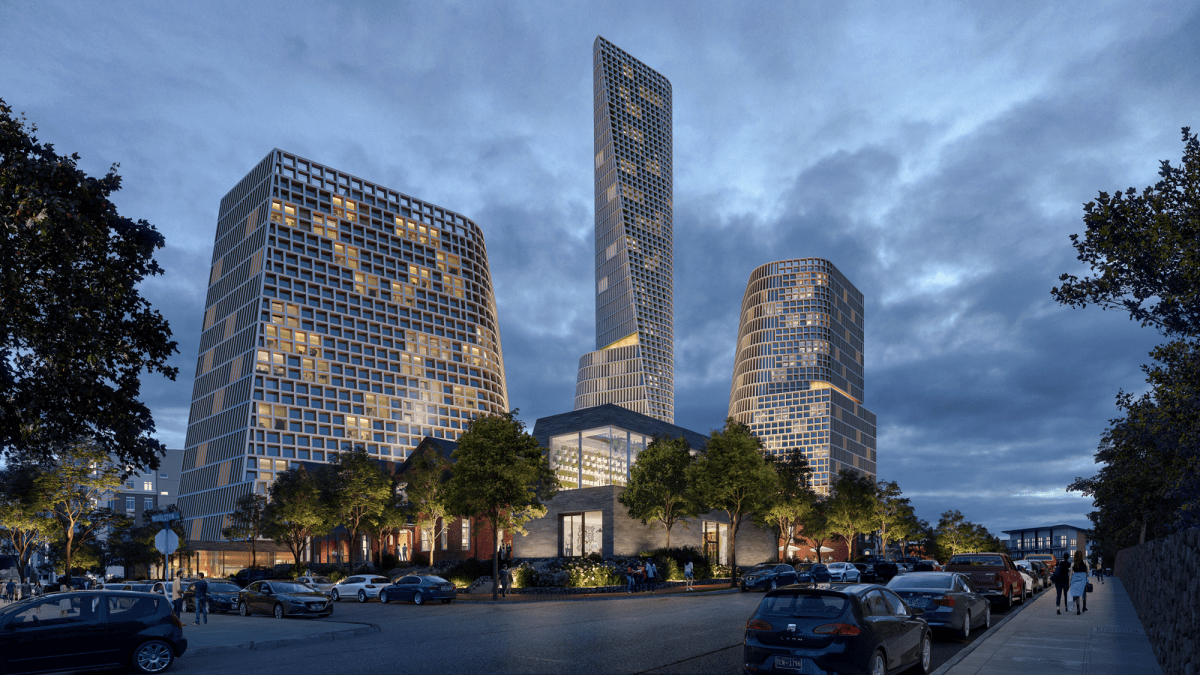 Rendering of the proposed Rutledge Hill development, from CityNowNext